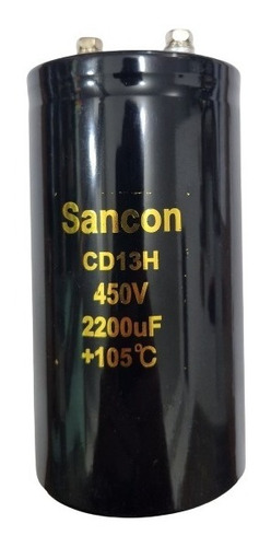 Capacitor Electrolítico 2200uf 450v 105º Nuevo Sancon