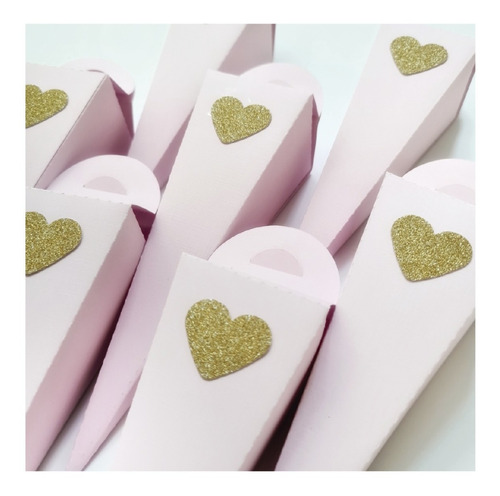 Imagen 1 de 1 de 10 Conos Para Rellenar - Casamiento - Civil - Cumple - Rosa
