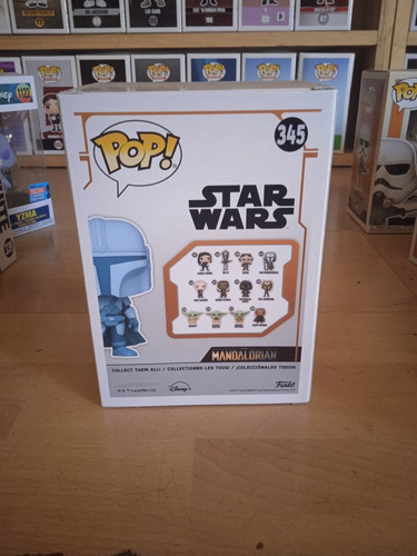 Funko Pop Mandalorian Glow Entertainment Earth Sticker Nuevo
