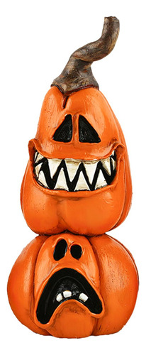 2 Estatuilla De Resina De Halloween, Adornos Calabaza