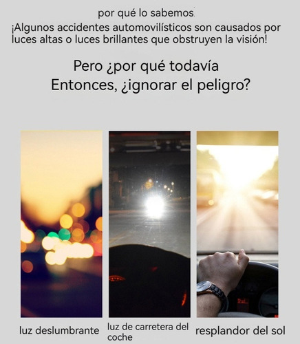 \ Auto Sol Visera Interior Anti-reflejo Espejo De Doble Uso
