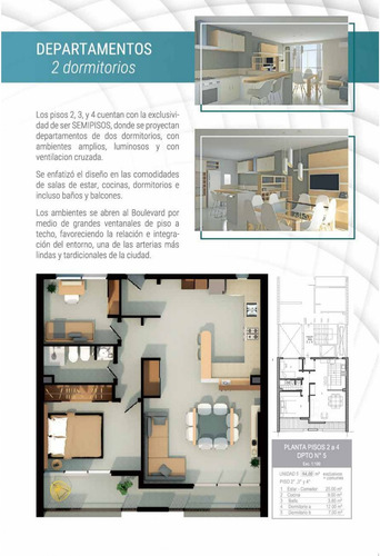 Imagen 8 de 16 de Vende Departamento Un Dormitorio Vista Al Rio