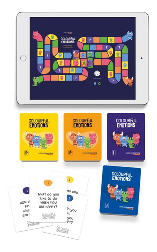 Imagen 2 de 5 de Colourful Emotions Juego De Mesa Educativo En Inglés