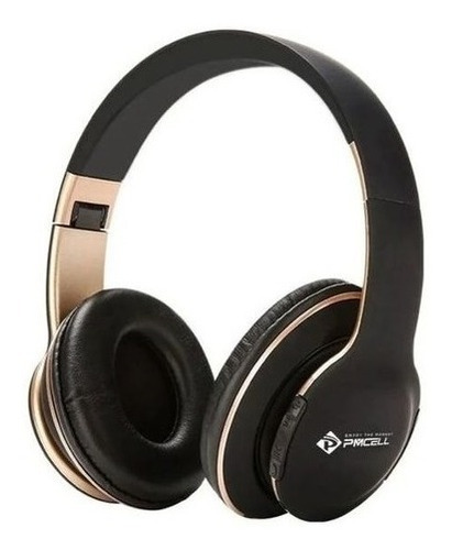 Headphone Sem Fio Preto Celular Wireless Bluetooth Pmcell