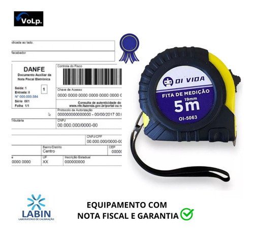 Kit 35 Trenas 5m E 3m Com Certificado De Calibracao