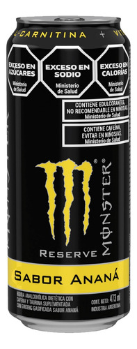 Nuevo! Monster Energy Reserve Anana 473ml Cafeina + Taurina