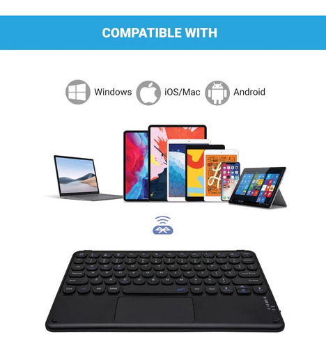Teclado Portátil Touchpad Para iPad Air 1 A1474 A1475