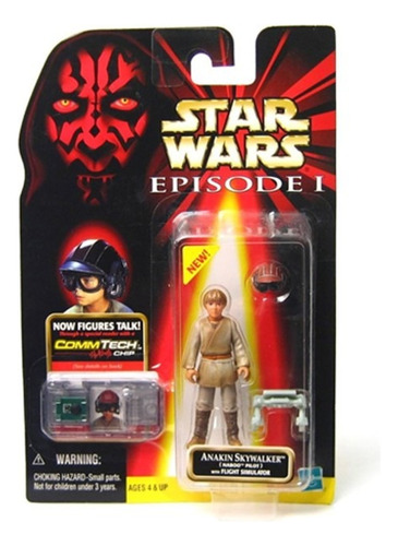 Star Wars Episode 1 Naboo Starfighter Anakin Skywalker Pilot (Usado)