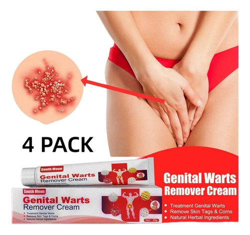 Pomada Eliminadora De Verrugas For Herpes Genital, 20 X 4 U