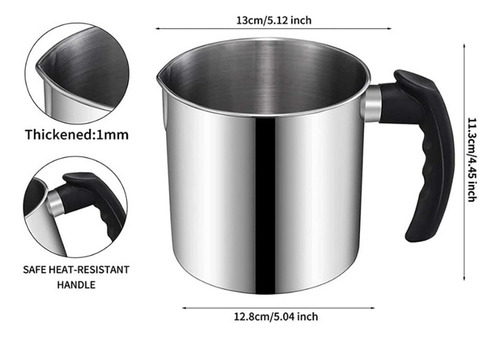 Olla Para Hacer Velas, De Cera De 44 Onzas, Jarra Para Hacer