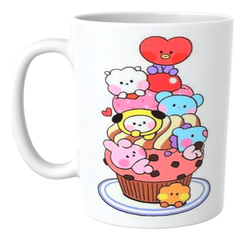 Taza Bts Kawaii Personalizada