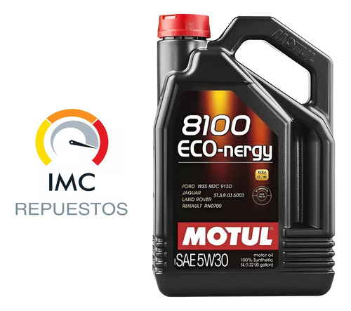 Aceite Motul 5w30 8100 Eco-energy
