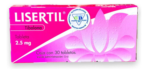 Lisertil Tibolona 2.5mg C/30 Tabletas Serral