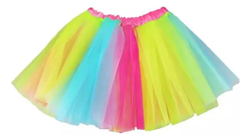 Pollera de tul unicornio hotsell