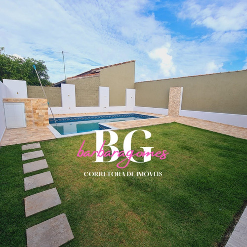 Imagem 1 de 30 de Casa Com 3 Dorms Em Itanhaém, Cibratel Ll Com Piscina De Lote Inteiro 380m², R$660.000,00, Lado Praia 100 Metros Do Mar