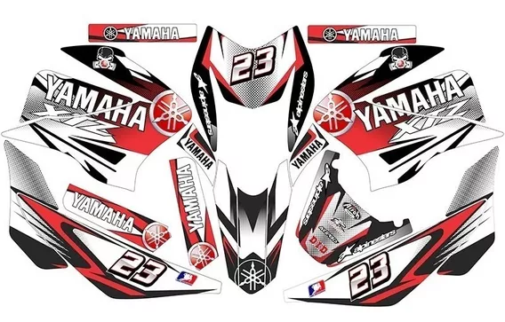 Stickers, Calca, Vinil, Para Moto Dm150 Amarilla Mod-156