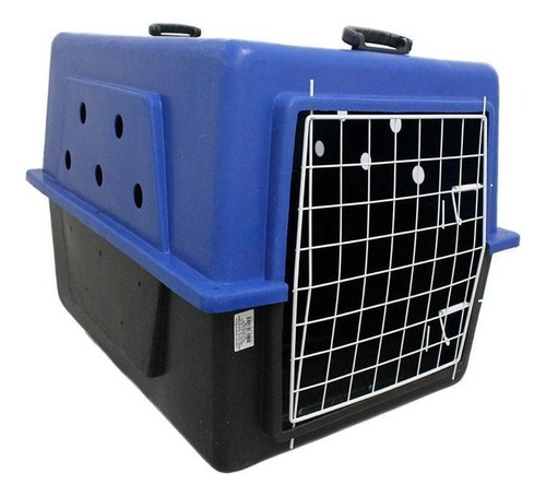 Caixa de transporte para animais de estimação Clique Pet N.6 azul