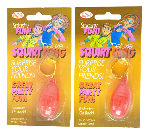 Anillo En Aerosol Squirrt Ring Toy Prank Tricky Ring Toy Par