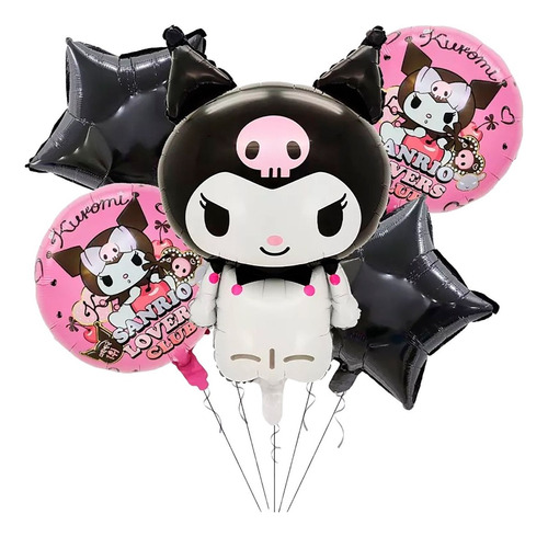 Set De Globos Metalizados De Kuromi O Melody