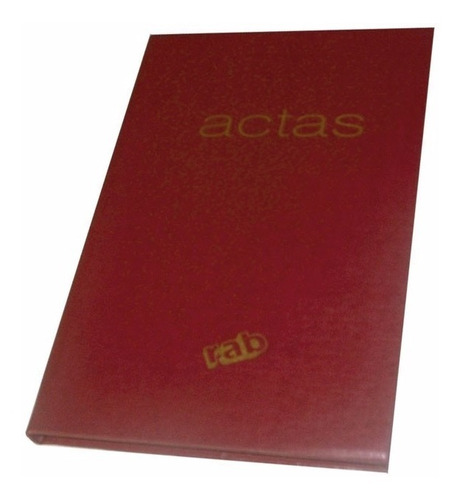 Libro De Actas Rab Clochette 2 Manos (7031)