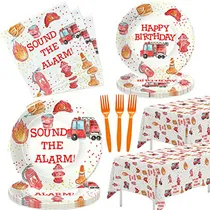 Comprar Fiesta De Cumpleaños Bombero - Artículos Y Decoración Para 2