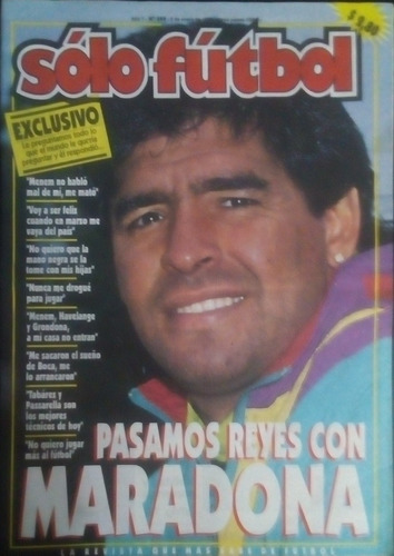 Solo Futbol N°342 Poster Gigante River,reportaje Maradona