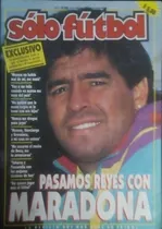 Comprar Solo Futbol N°342 Poster Gigante River,reportaje Maradona
