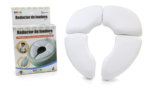 Imagen 1 de 2 de Reductor De Inodoro Soft Acolchado Para Bebés Y Niños - Baby Innovation Color Blanco
