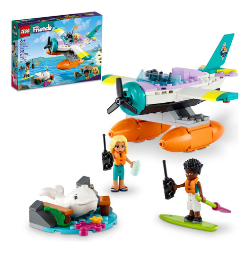 Lego Friends Avión De Rescate Marítimo  203 Piezas