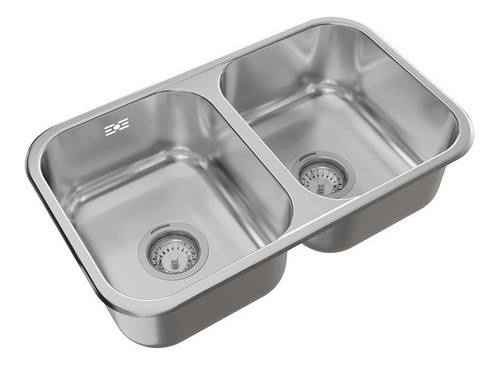 Pileta Cocina Bacha Doble C28/18s Acero 598x34x18 Johnson Mm