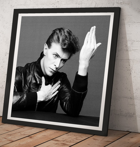 Cuadro David Bowie Heroes Promo  Cuadro 50 X 50 