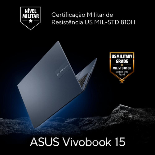 Notebook ASUS Vivobook 15 M1502YA AMD Ryzen 7 5825U 16GB Ram 512GB SSD Linux KeepOS 15,6" FHD Cool Silver - NJ612
