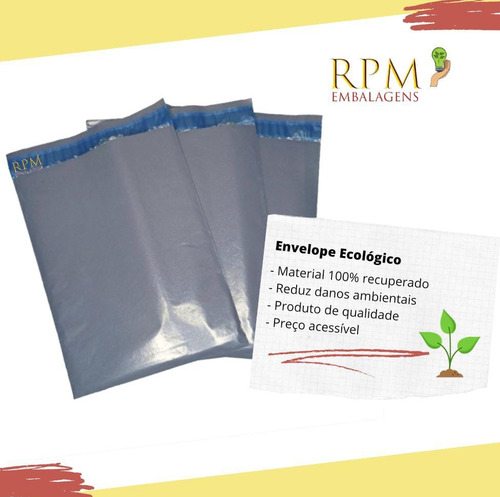 100 Embalagem Eco Para Envios Correio Com Saco Bolha 32x40