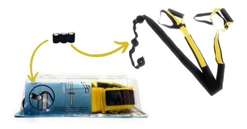 Imagen 3 de 7 de Gravity Trainer Trx Puerta Suspension Athletic Works Full