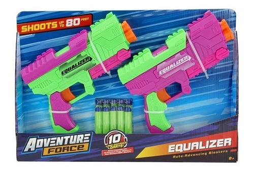 Pistola De Juguete Adventure Force Equalizer 10dars