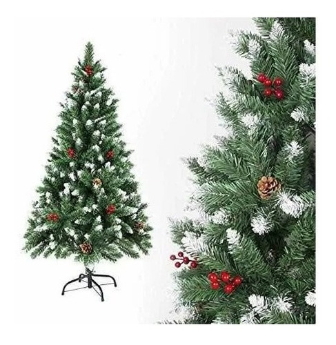 Arbol De Navidad Aleman Premium Semi Nevado 2.10 Mts Oferta