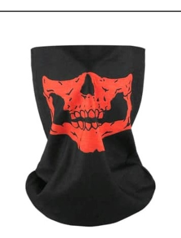 Máscara Bandana Bufanda Tapa Boca Calavera Moto Airsoft 