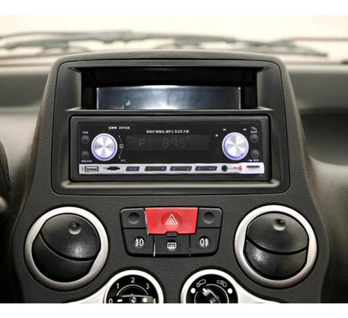 Receptor De Estéreo Para Coche De Micrófono Universal Usb