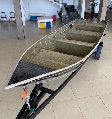 Imagem 2 de 8 de Barco De Alumínio Petybrazil Miraguaia 600sl