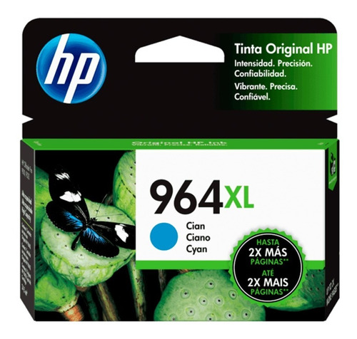 Cartucho Tinta Original Hp 964 Xl Cyan 3ja54al 1600 Pagi /vc