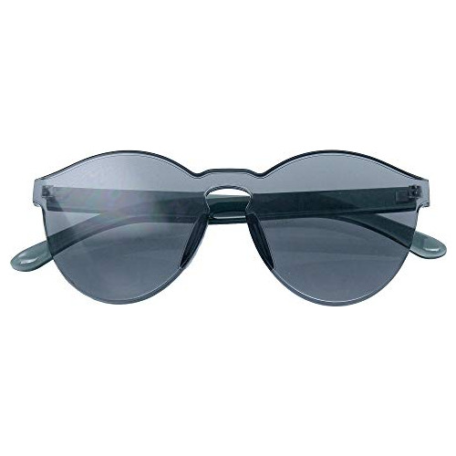 Moda Mujer Hombres Clear Novelty Gafas De Sol Uv400 1t327