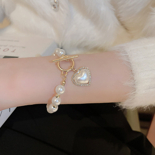 Pulsera De Perlas De Imitación