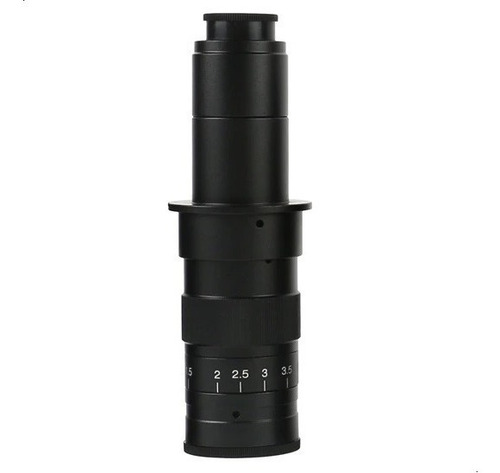Lente Zoom Microscopio 10x-180x Ajustable Rosca 25mm 