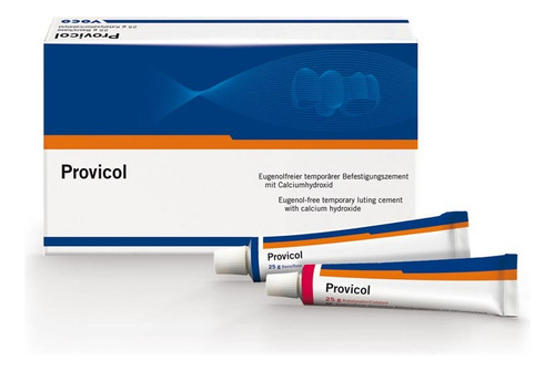 Provicol Cemento Provisorio Sin Eugenol Base + Catalizador