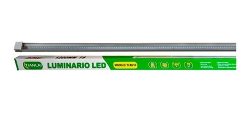 Tubo Led Regleta 22w Luz Blanca Ahorrador Paquete De 12 Pzas