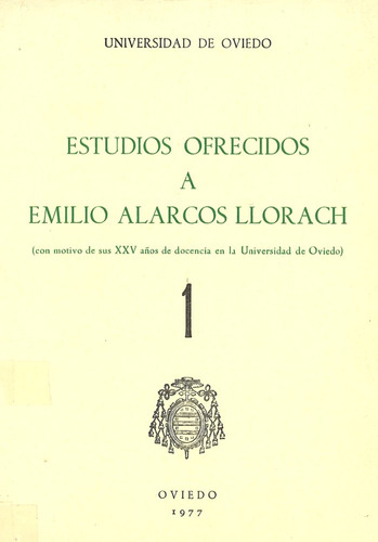 Libro Estudios Ofrecidos A Emilio Alarcos Llorach Tomo I ...