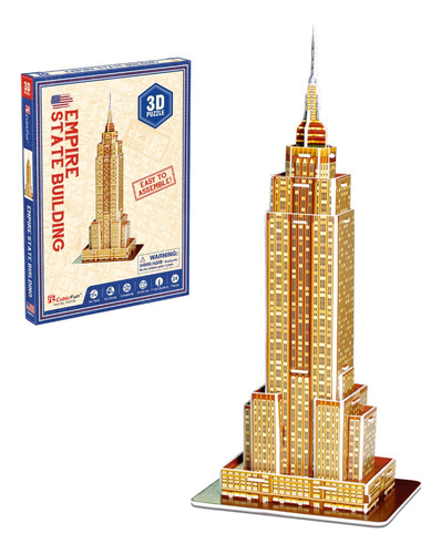 Rompecabezas En 3d Empire State - 24 Piezas 3d Puzzle
