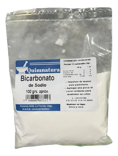 comprar Bicarbonato De Sodio 100 G Quimnatura