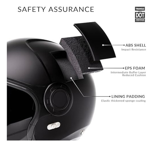 Cascos De Motocicleta De Cara Completa Triangular, Casco De