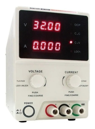 Imagem 4 de 4 de Fonte Alimentação Bancada Celular 32v 5a Hikari Hf-3205s